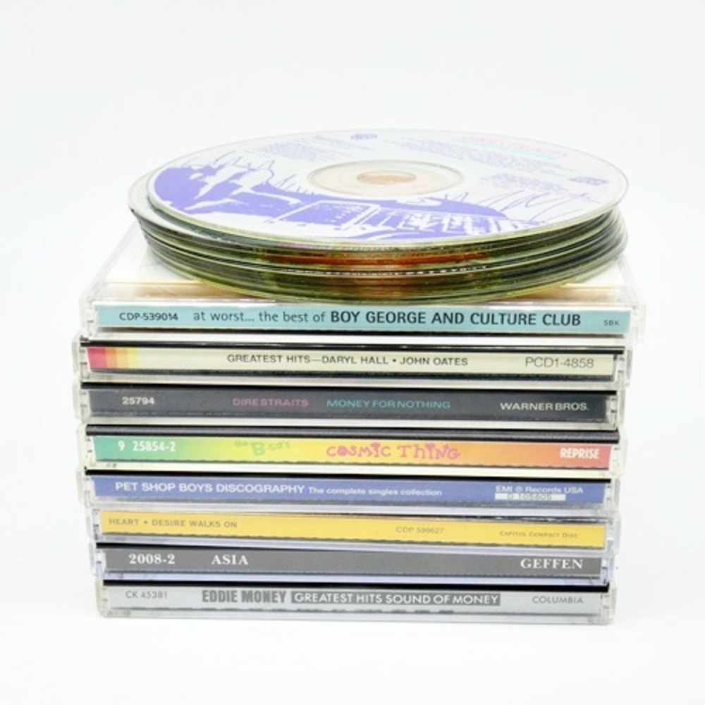 80s CD Lot Of 17 Alternative Rock Pop Asia B-52s Culture Club Pet Shop Boys U2